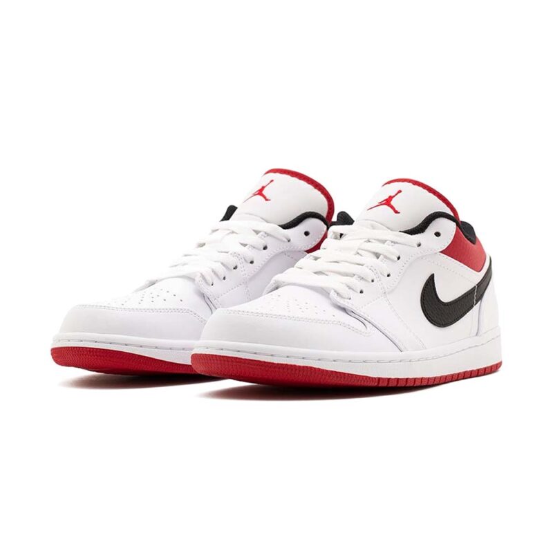 AIR JORDAN 1 LOW "White University Red Black" - Image 2