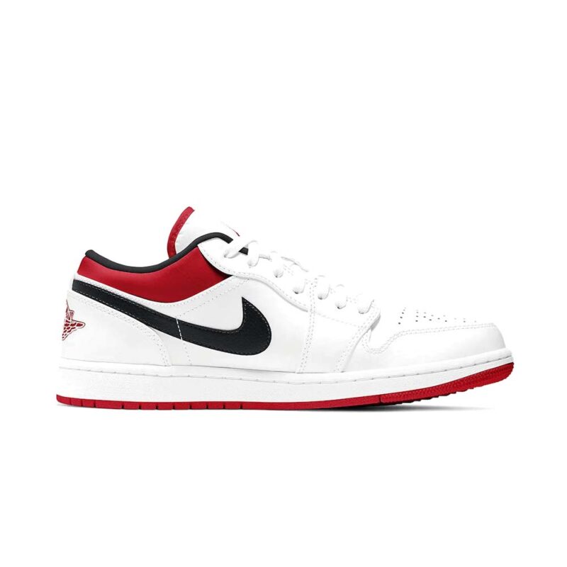 AIR JORDAN 1 LOW "White University Red Black" - Image 3