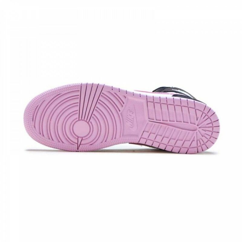 AIR JORDAN 1 MID GS ‘WHITE LIGHT ARCTIC PINK’ - Image 5