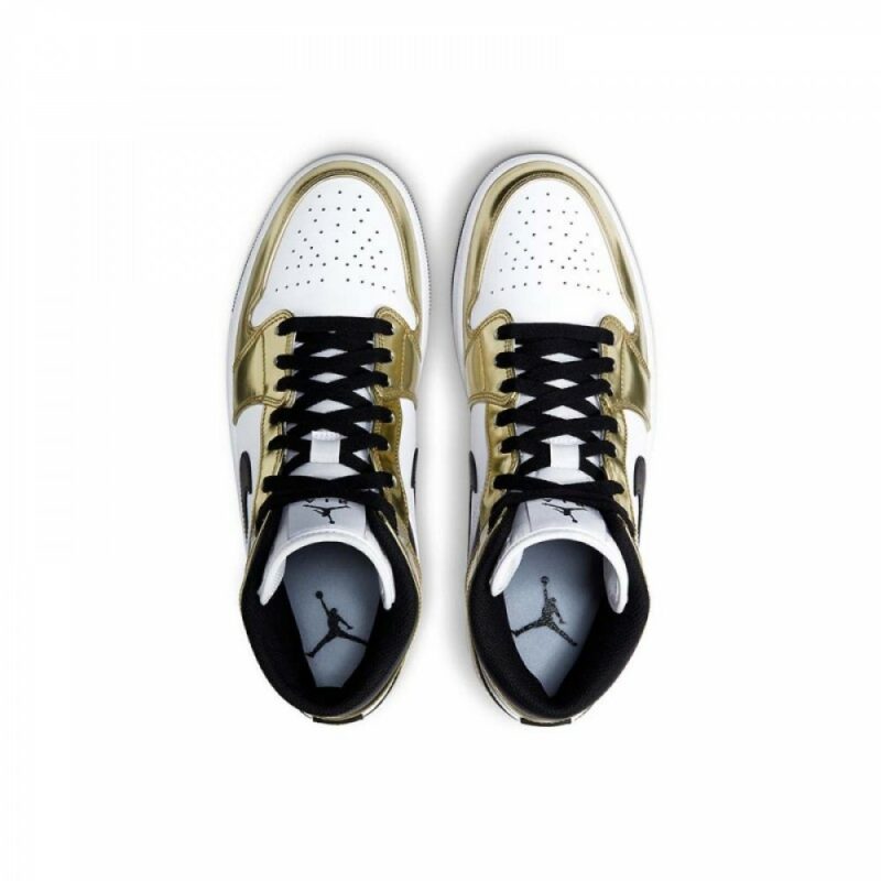 AIR JORDAN 1 MID SE ‘METALLIC GOLD’ - Image 3