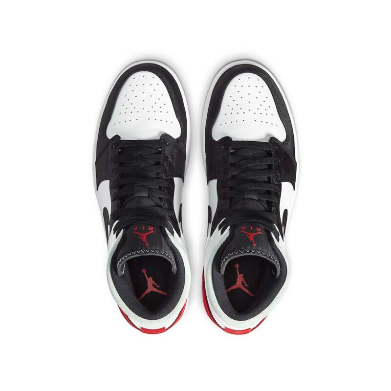 Air Jordan 1 Mid SE ‘Red Black Toe’ - Image 3