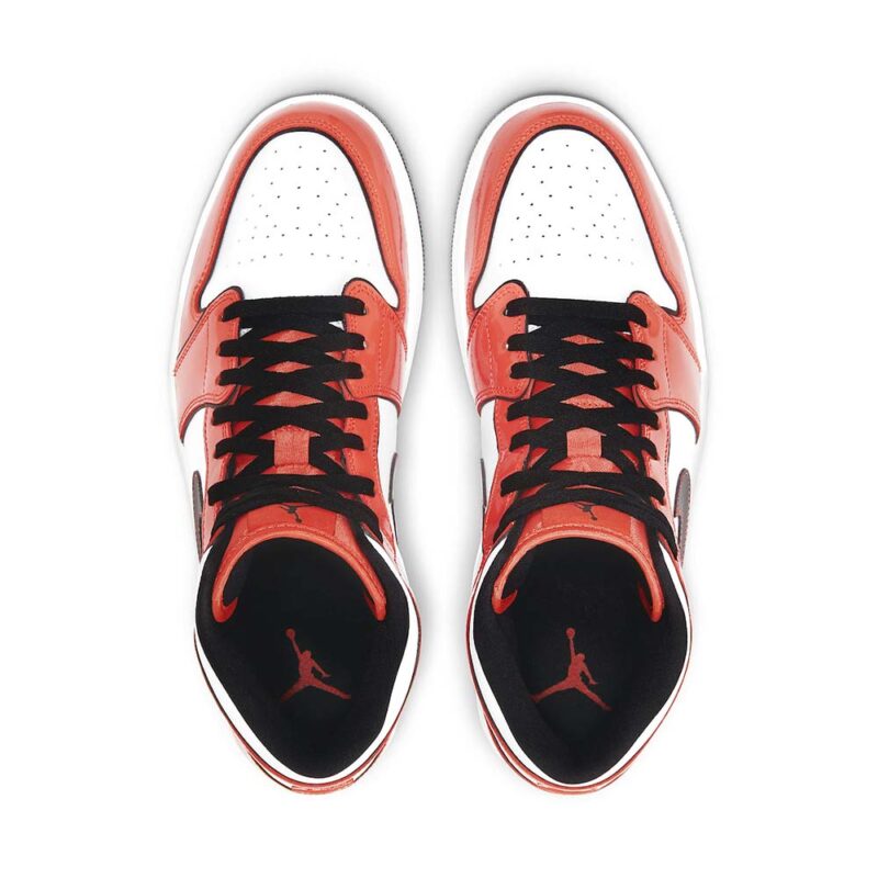 Air Jordan 1 Mid SE ‘Turf Orange’ DD6834 802 - Image 4