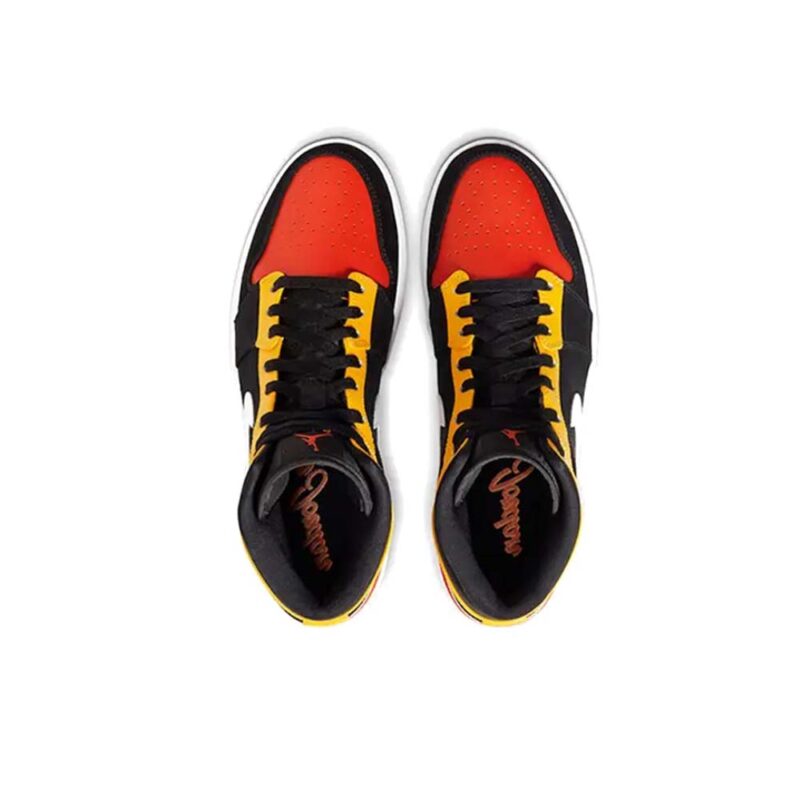 AIR JORDAN 1 MID SE "Amarillo Orange" - Image 3