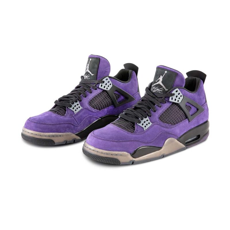 Travis Scott x Air Jordan 4 Retro ‘Purple Suede – Black Midsole’ - Image 2